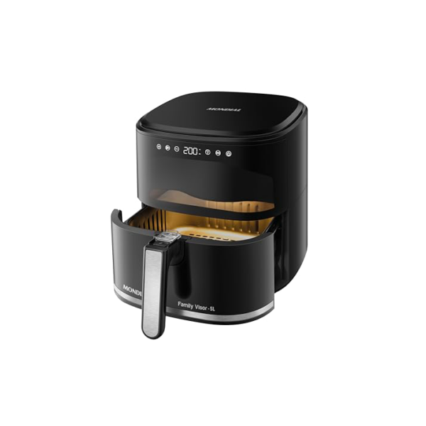 Fritadeira Sem Óleo Air Fryer Digital 5L, Mondial, Preto, 2000W, 220V - AF-50-DV