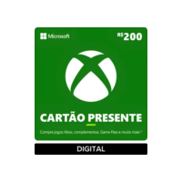 Xbox Cartão Presente R$ 200 Gift card (Digital)