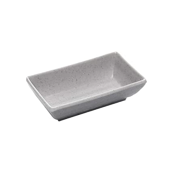 LYOR - Porta Shoyu Retangular de Melamina Tóquio Granilite 90ml