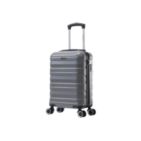 Mala de Viagem Bordo 8kg Allabard ANAC Regulamentada Avião Medidas Aceitas Voos Rodinhas 360° Removíveis (P045 Cinza)