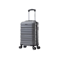 Mala de Viagem Bordo 8kg Allabard ANAC Regulamentada Avião Medidas Aceitas Voos Rodinhas 360° Removíveis (P045 Cinza)