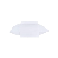 Buddemeyer Jogo de Cama Solteiro Percal 180 Fios Basic Percalle 100% Algodão Penteado Branco 3 peças
