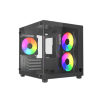 Gabinete Gamer Ninja Ryomaru,  Com 3 Fans Rainbow