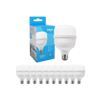Kit 10 Lâmpadas Super Bulbo Alta Potência Led 30w 6500k - Elgin