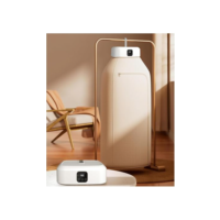 Secador de roupas, Mini Secador para Roupas, Secadora de Roupas, Secador, Secador Portatil, com Função de Temporizador e 2 Níveis de Aquecimento, Design de Tensão Ampla, Adequado para 110V ~ 220V
