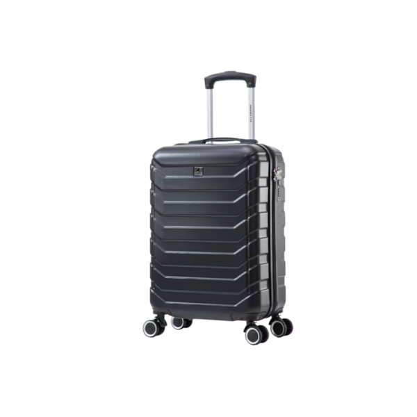 Mala de Viagem Bordo 10kg Allabard ANAC Regulamentada Avião Medidas Aceitas Voos (P015 NV - Preto)