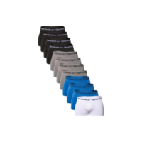 Kit 12 Cuecas Boxer Classic Microfibra Reebok