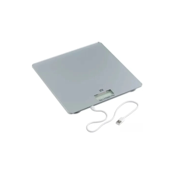 Balança Digital 180 Kg Bateria Recarregável Usb Multilaser Cor Prata