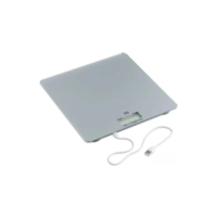 Balança Digital 180 Kg Bateria Recarregável Usb Multilaser Cor Prata
