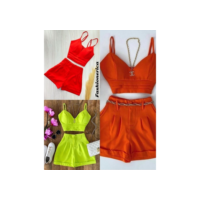 Conjunto Feminino  (SHORT+CROPEED)