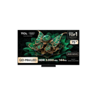 Smart TV TCL 75 Polegadas QLED Mini LED 4K C7K WiFi Bluetooth Google TV 4 HDMI 144Hz HDR10+ 75C7K
