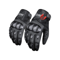 Luva Masculina X11 Blackout 2 com Touch Celular p Motociclista Moto Motoqueiro Motocross Kart Trilha
