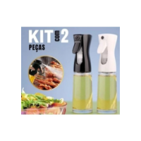 GUI ANA Kit 2 Vidro Borrifador Pulverizador Óleo Azeite Outros Vidro Novo -Spray 200ml