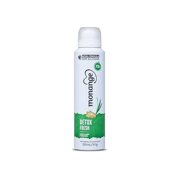 Monange Desodorante Aerossol Antitranspirante Feminino Detox Fresh 90G