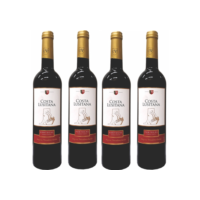 Compre 03 Leve 04 Vinho Portugues Seco Tinto Costa Lusitana 750ml Tejo