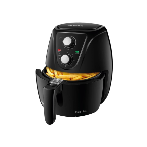 Fritadeira Elétrica Sem Óleo Air Fryer Mondial AF-36-FB 3,6L - Preta