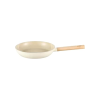 Oikos - Frigideira Antiaderente Ultra Ceramic 24cm para Fogão por Indução, a Gás, Elétrico e Vitrocerâmico Cor Bege Mou Nata