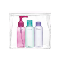 Ricca Conjunto Com 3 Frascos de Viagem