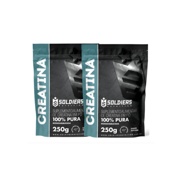 Kit: 2 Creatinas Monohidratada 250g - Soldiers Nutrition