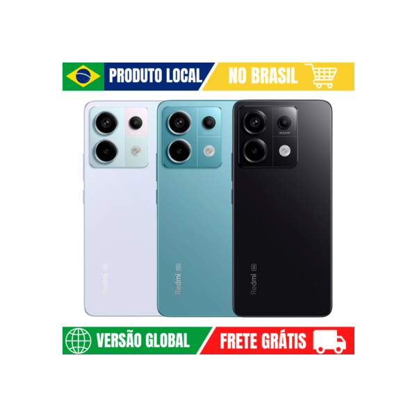 Xiaomi Redmi Note 13 Pro 5G Versão Global | Smartphone 5G , ROM Global , Câmera 200MP , Carregador 67W