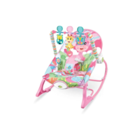 Cadeira Musical Vibratória Bebê Funtime Maxibaby 18kgs Rosa