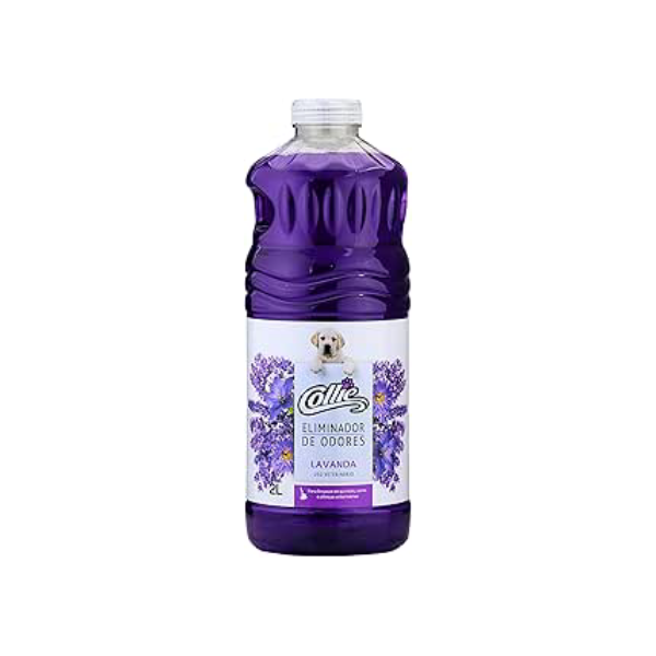 Collie Eliminador De Odores Para Cães E Gatos Aroma Lavanda Vegan 2 Litros