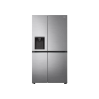 Refrigerador Smart LG Side By Side 611L Aço Escovado Uvnano 220V GC-L257SLP
