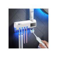 Aplicador Pasta de Dente Suporte Dispenser Escova Automático Com Esterilizador Uv
