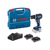 Bosch Furadeira e parafusadeira GSB 18V-90C 18V + 2B e maleta