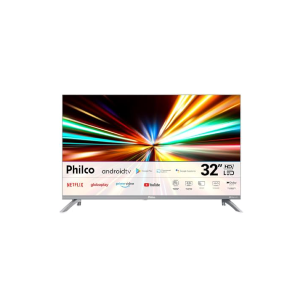 Smart TV Philco 32” Led Dolby Áudio Prata PTV32M9GACGB – 127 Volts