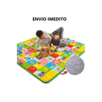 Tapete de Atividades Infantil Grande 180x120 Térmico Dobrável EVA Educativo Bebê
