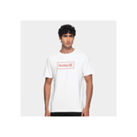 Camiseta Hurley Box Relevo Masculina - Branco
