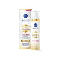 NIVEA Fluido Facial Protetor Cellular Luminous 630 FPS 50 40ml - Reduz e previne manchas escurecidas, uniformiza o tom da pele e conta com Ácida Hialurônico, Vitamina E e filtro