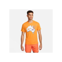 Camiseta Nike Court Slam Masculina - Amarelo