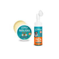 Kit Pata Limpa 150 mL + Pata Fofa 40g PETYC Higienizador de Patas e Hidratante de Patinhas e Focinho para Cães e Gatos