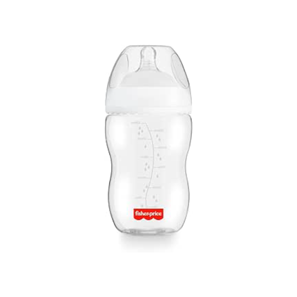 Mamadeira First Moments Clássica Neutra 330ml +4 meses Fisher Price - BB1026