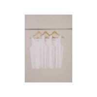 Kit Com 3 Regatas Masculinas Básicas Slim Hering