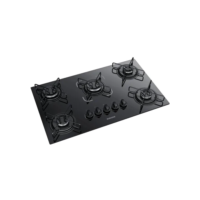 Cooktop Itatiaia Essencial 5 Bocas Mesa Vidro Preto Bivolt Preto