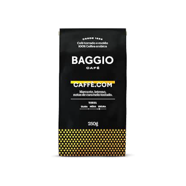 Baggio Café Café Torrado e Moído Premium Caffè.com 250g