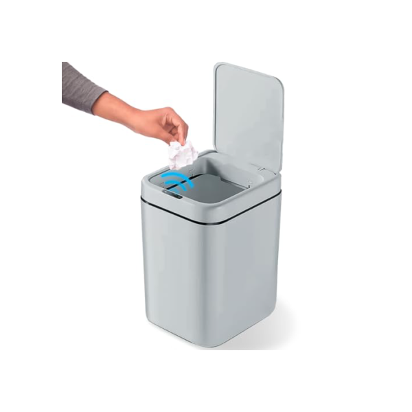 Lixeira Inteligente 20 L Sensor Automático Banheiro Cozinha Escritório