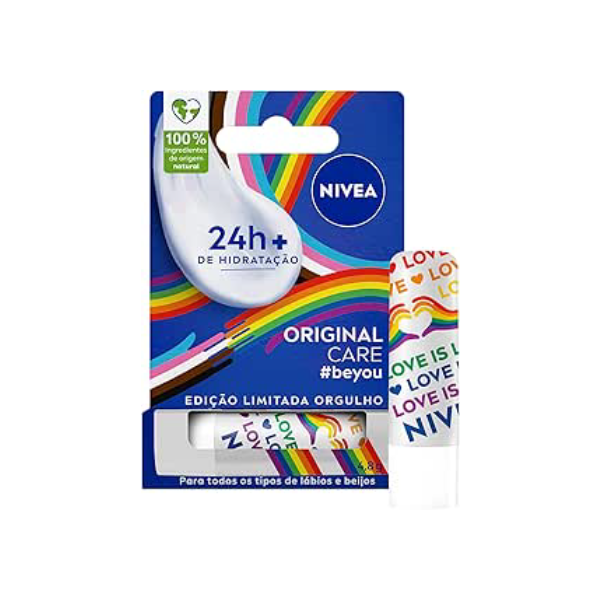 NIVEA Hidratante Labial Original Care Orgulho 4,8g