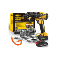 Parafusadeira Furadeira a Bateria 12/21V Profissional Com bateria