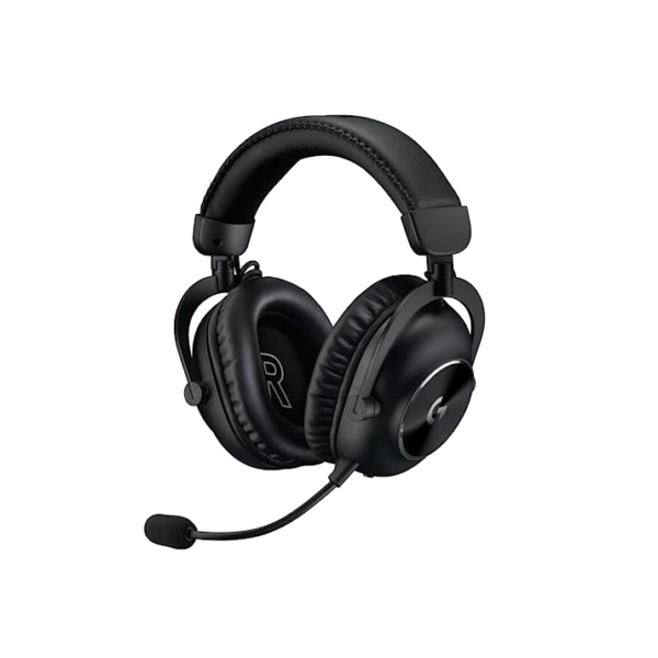 Headset Gamer Sem Fio Logitech G PRO X 2 LIGHTSPEED Com Microfone Removível, Drivers de Grafeno 50mm, Conexão Bluetooth, USB e 3,5 mm, Compatível com PC, PS5, PS4, Switch - Preto