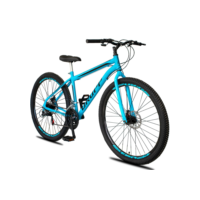 Bicicleta aro 29 aero Dropp Sport Aço Carbono 21 Velocidades Marchas Freio a Disco