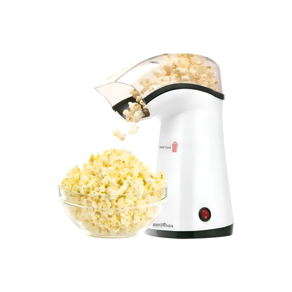 Pipoqueira Britânia Pop Time Cor Branco