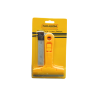 Raspador Plano Tintas Piso Vidro Cerâmica Azulejo + 10 Laminas