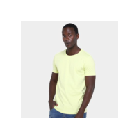 Camiseta Daytan Básica Masculina - Amarelo Claro