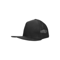 Boné São Paulo Aba Curva Snapback Trucker - Preto