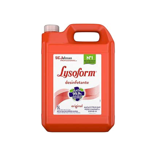 Lysoform Original, Desinfetante Líquido, Limpeza Casa, 5L