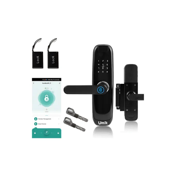 Fechadura Digital Eletrônica Tuya Com Biometria E Senha